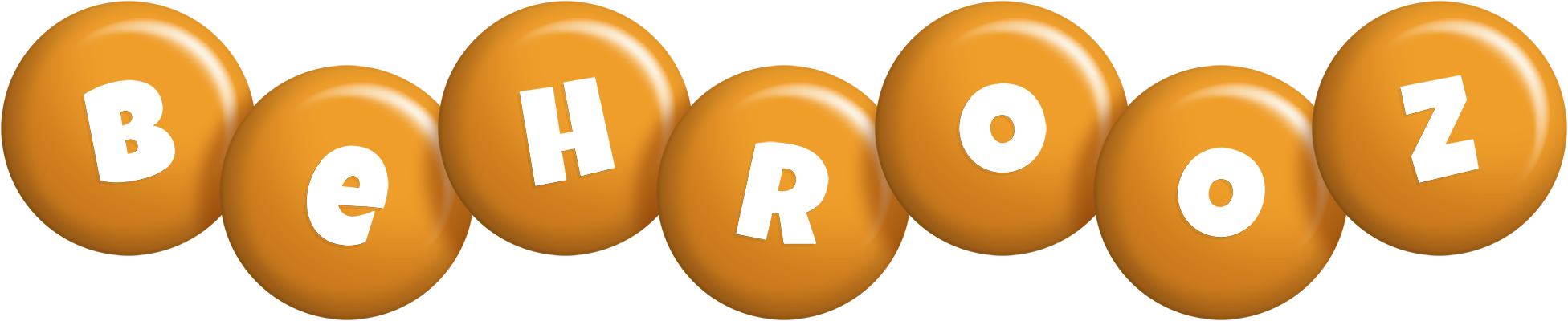 Behrooz candy-orange logo