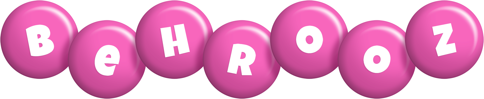 Behrooz candy-pink logo
