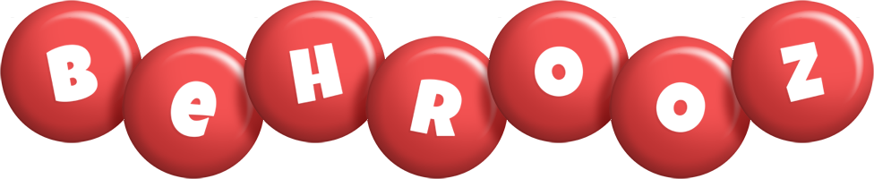 Behrooz candy-red logo