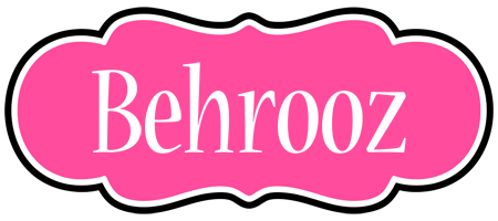 Behrooz invitation logo