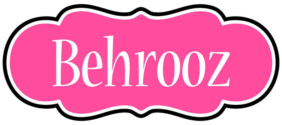 Behrooz invitation logo