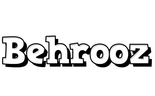 Behrooz snowing logo