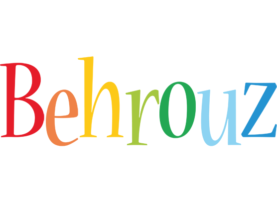 Behrouz birthday logo