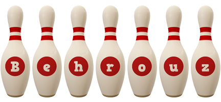 Behrouz bowling-pin logo