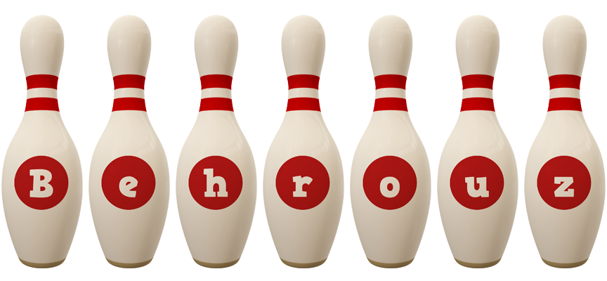 Behrouz bowling-pin logo