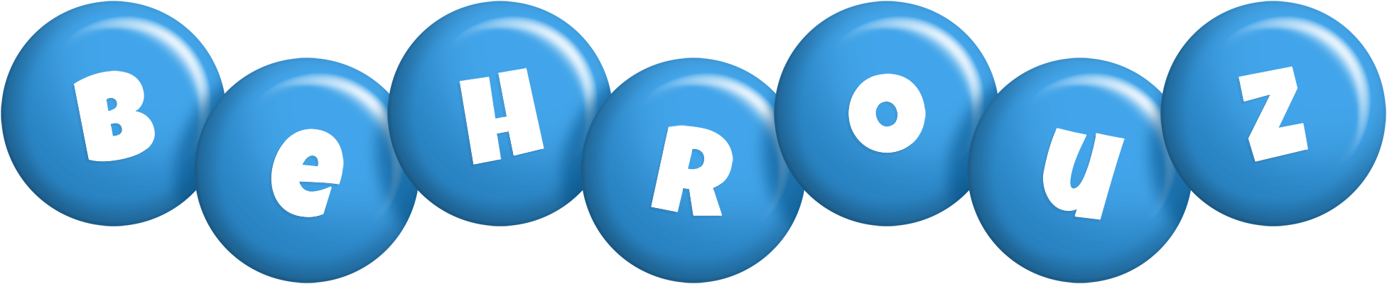Behrouz candy-blue logo