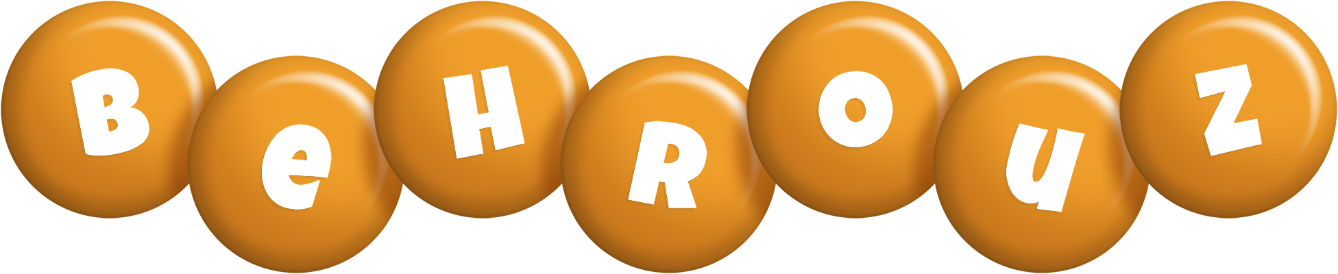 Behrouz candy-orange logo