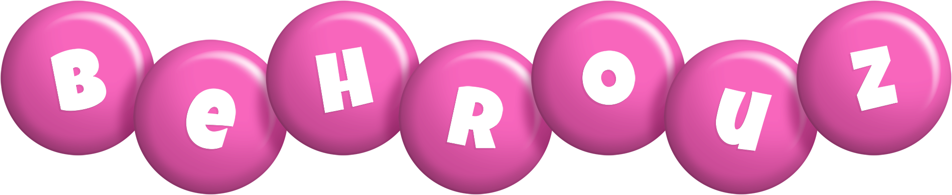 Behrouz candy-pink logo