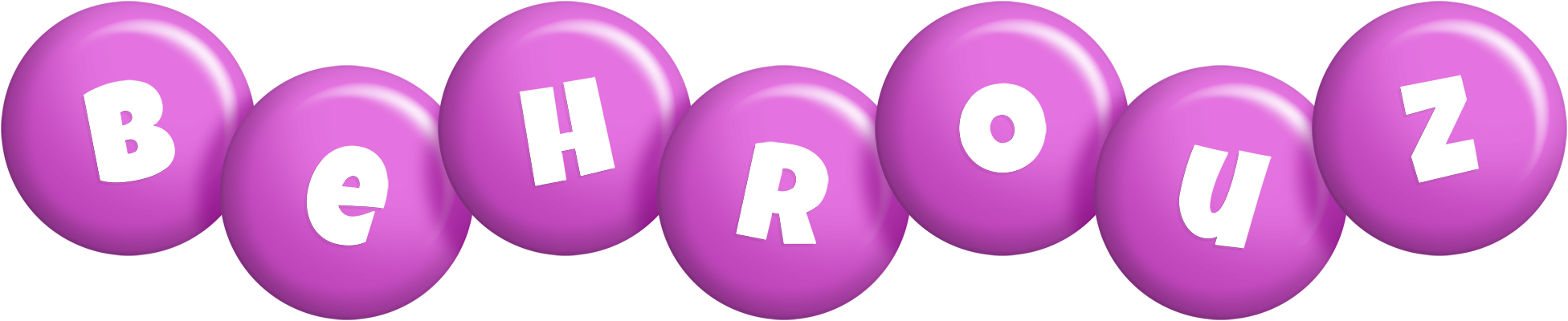 Behrouz candy-purple logo