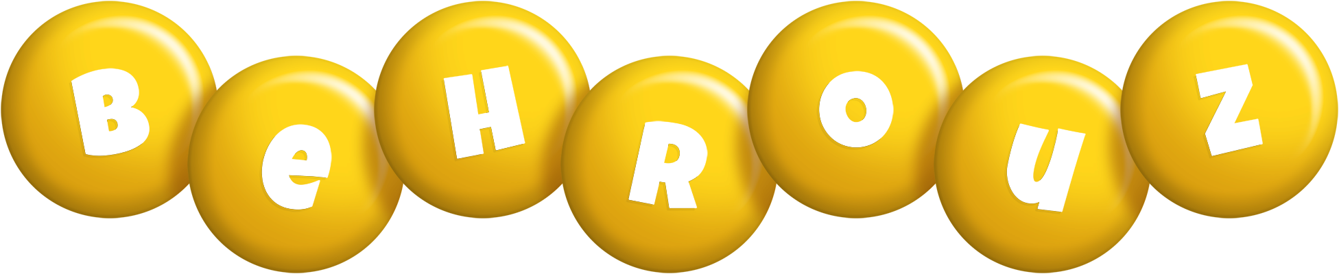 Behrouz candy-yellow logo