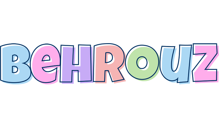 Behrouz pastel logo