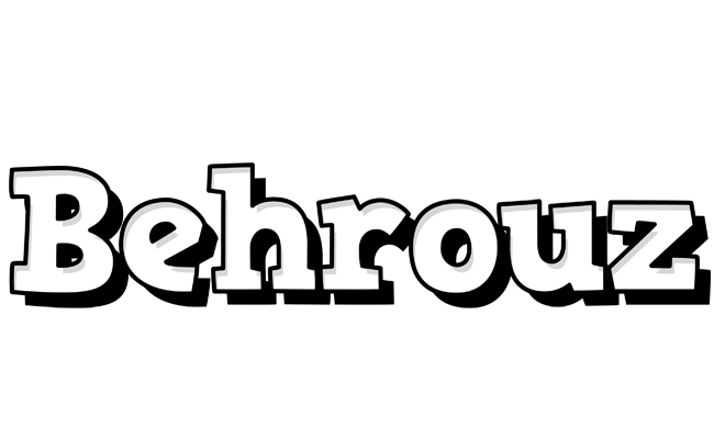 Behrouz snowing logo
