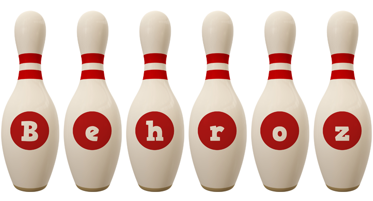 Behroz bowling-pin logo