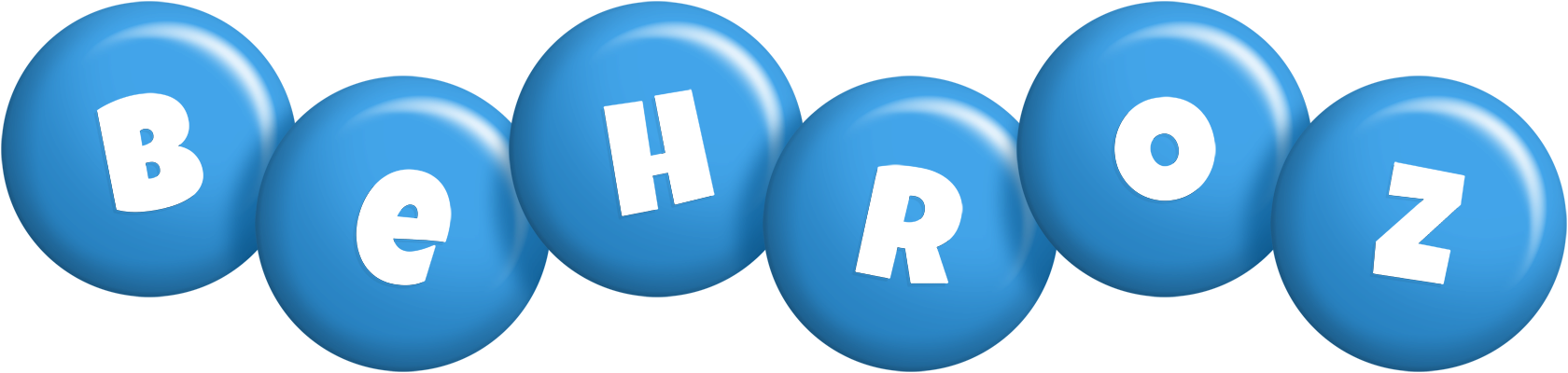 Behroz candy-blue logo