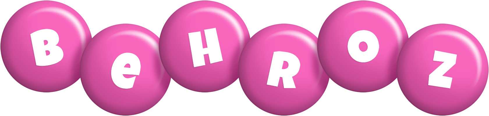 Behroz candy-pink logo