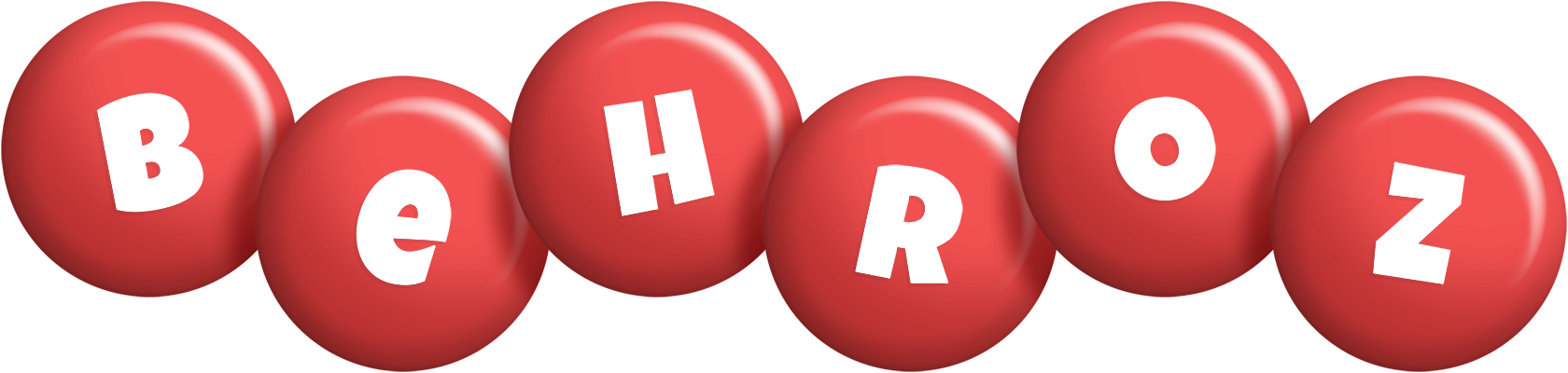 Behroz candy-red logo