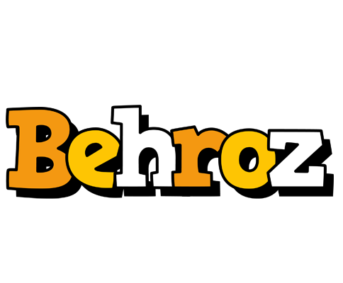 Behroz cartoon logo