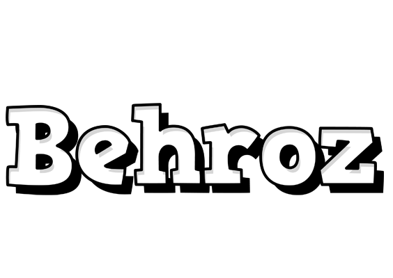 Behroz snowing logo