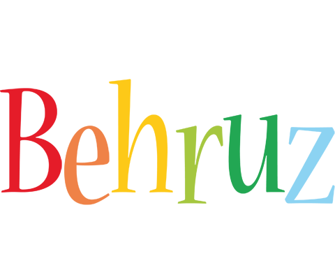 Behruz birthday logo