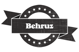 Behruz grunge logo