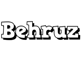 Behruz snowing logo