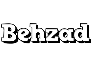 Behzad snowing logo