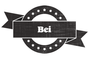 Bei grunge logo