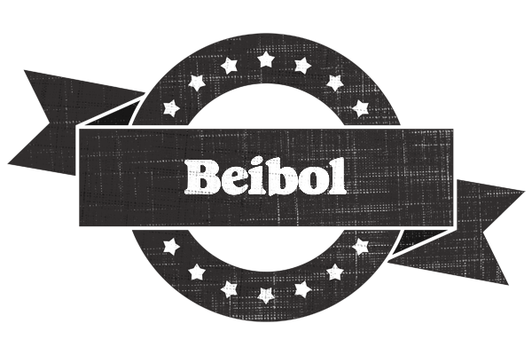 Beibol grunge logo