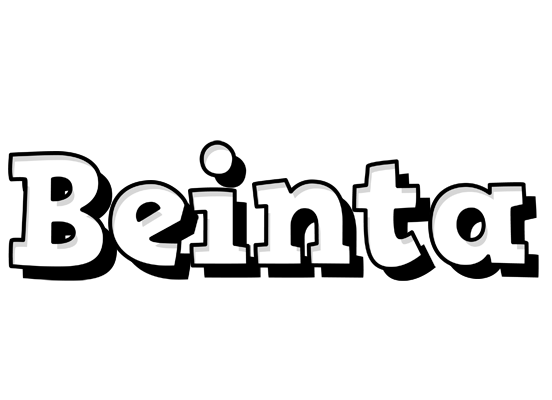 Beinta snowing logo