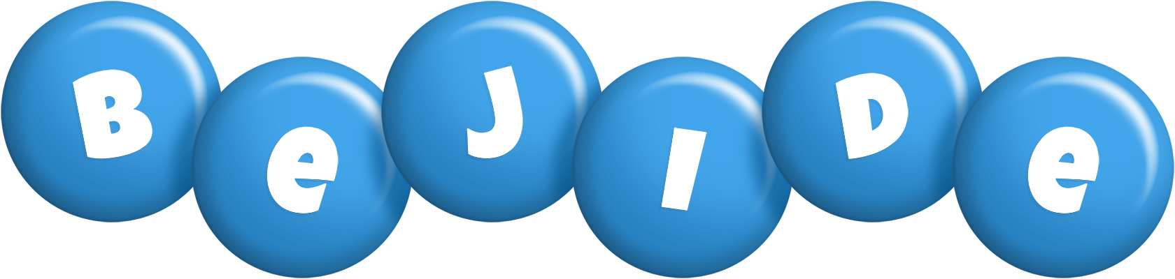 Bejide candy-blue logo