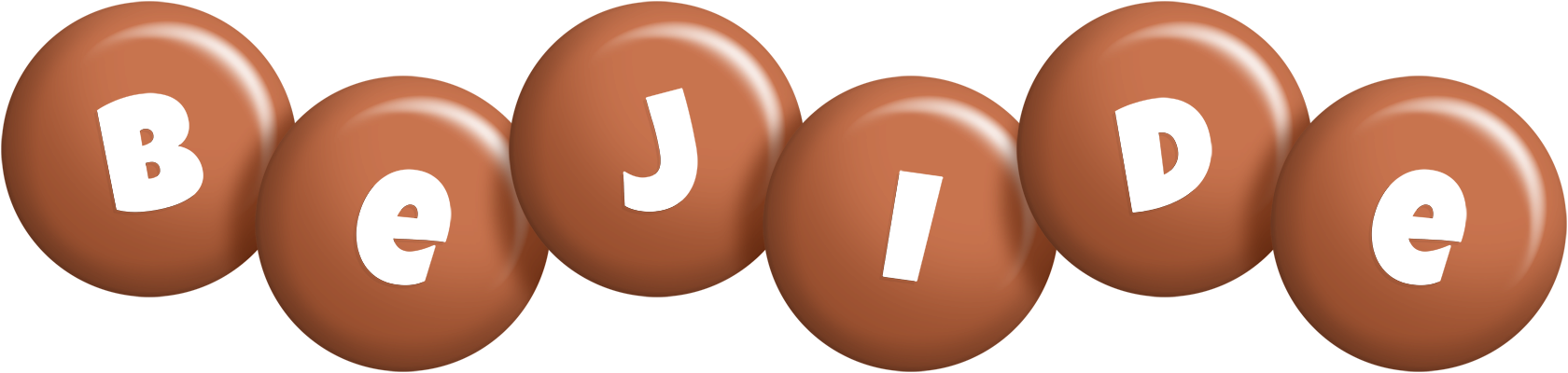 Bejide candy-brown logo