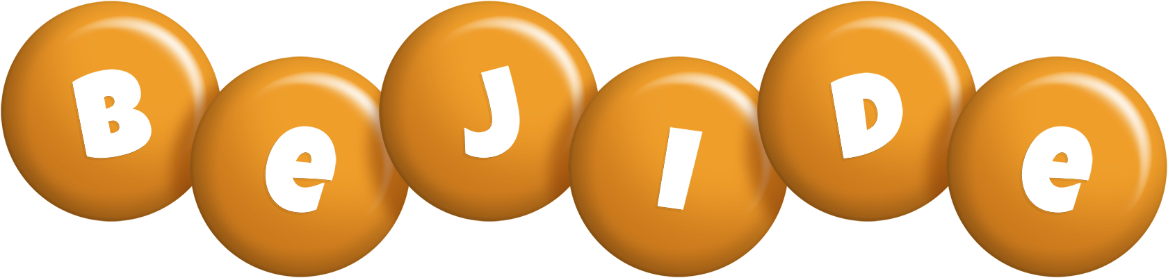Bejide candy-orange logo