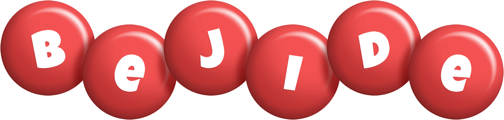 Bejide candy-red logo