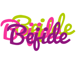 Bejide flowers logo