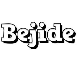 Bejide snowing logo