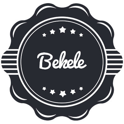 Bekele badge logo