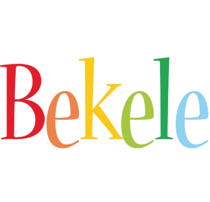 Bekele birthday logo