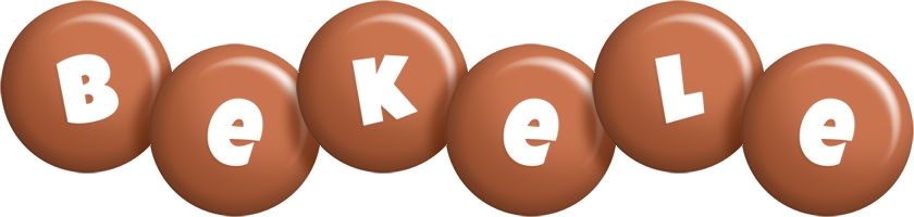 Bekele candy-brown logo