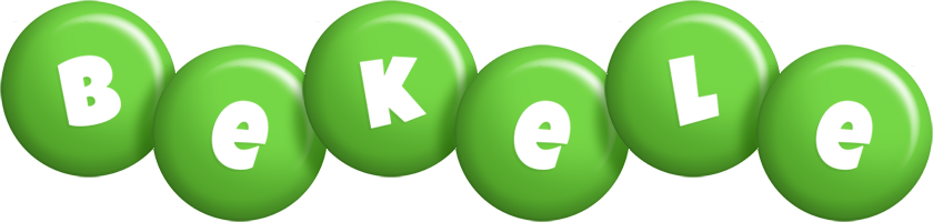 Bekele candy-green logo