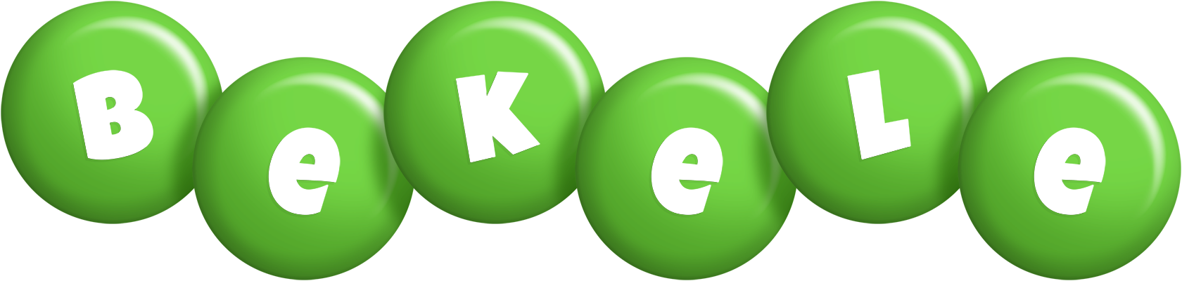 Bekele candy-green logo