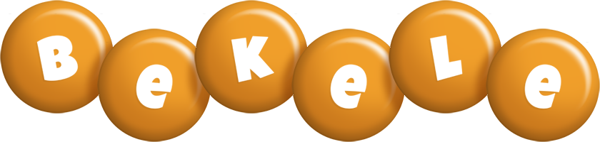 Bekele candy-orange logo