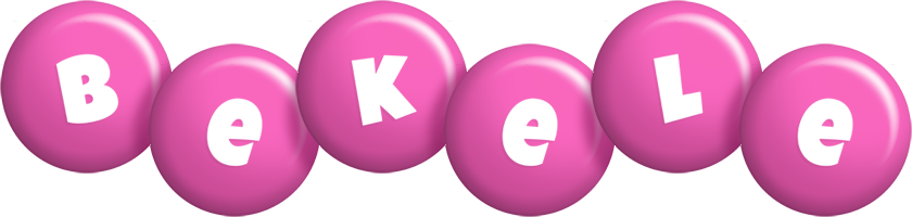 Bekele candy-pink logo