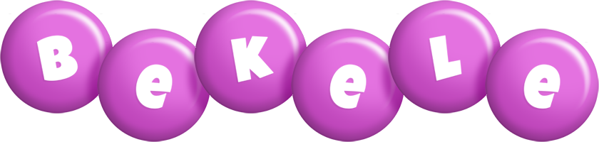 Bekele candy-purple logo