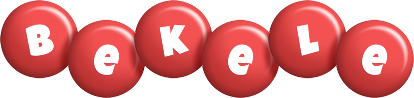 Bekele candy-red logo