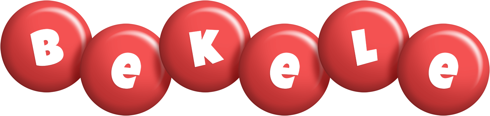 Bekele candy-red logo
