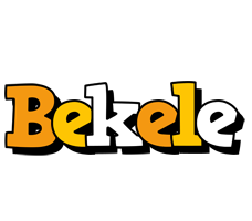 Bekele cartoon logo