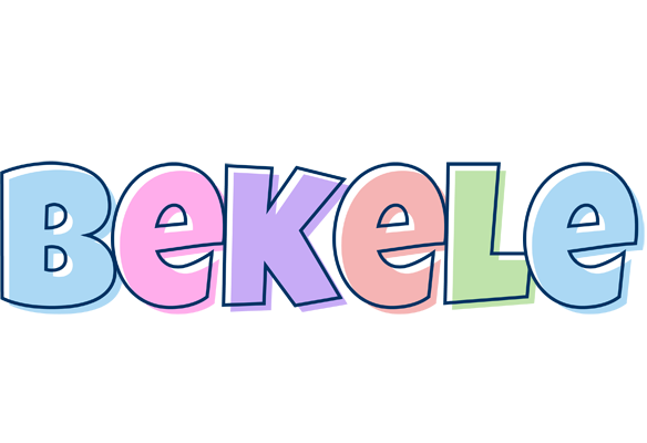 Bekele pastel logo