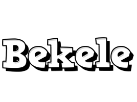 Bekele snowing logo