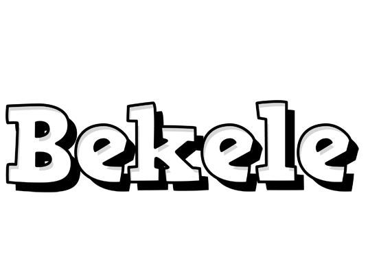Bekele snowing logo