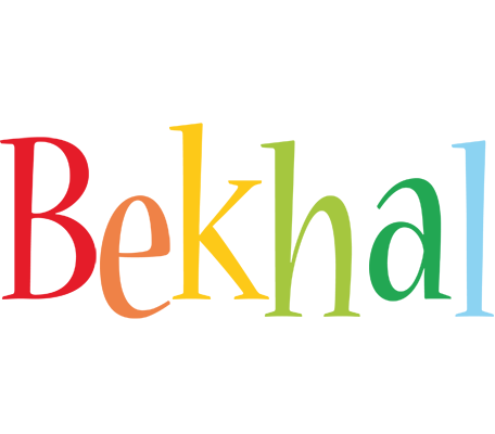 Bekhal birthday logo